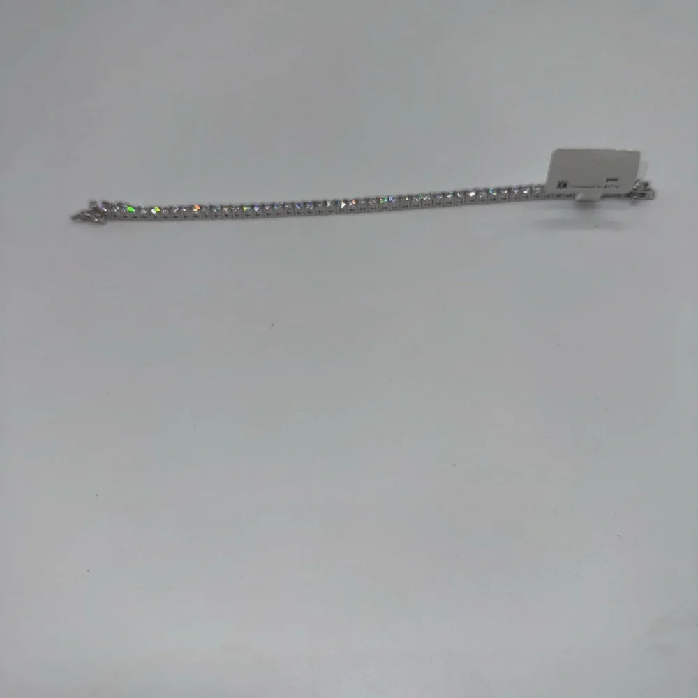 18k 9.2ct Tennis Bracelet - Picture 8 of 9